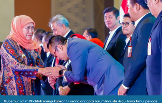 PT Jatim Taman Steel Manufacturing Receives Green Industry Award from the East Java Provincial Government